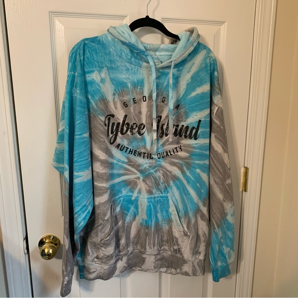 Destinations xl tie dye sweatshirt hoodie Tybee Island